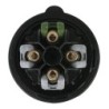 CEE 16 A/400 V    4P Plug male Nero, Turbo Twist, IP44