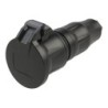 Rubber Schuko Connector Female Nero