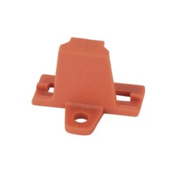 Mounting clip single for 4  pin and 5  pin cable connector Rosso