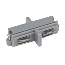 1  Phase Straight Connector Argento (RAL9006)