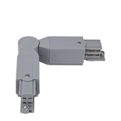 3  Phase Corner Connector Argento (RAL9006)