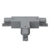 3  Phase Right T  Connector Argento (RAL9006)