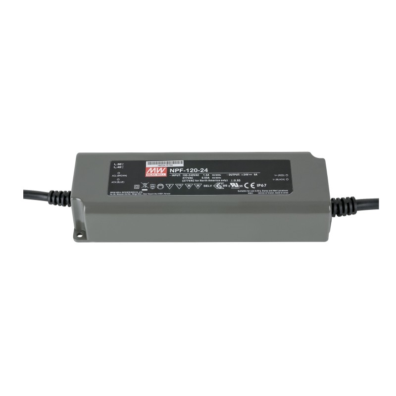 Power Supply 120 W/24 VDC MEAN WELL NPF  120  24