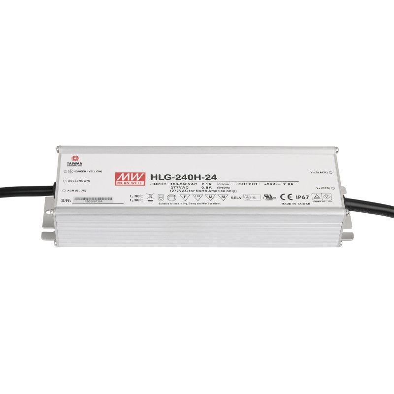 LED Power Supply 240 W/24 VDC MEAN WELL HLG  240H  24