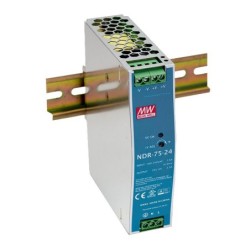 DIN Rail Power Supply 75 W/24 VDC Mean Well NDR  75  28