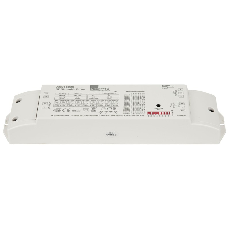 AC  DC RF wireless driver Driver LED dimmerabile da 50 W