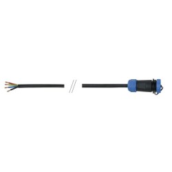 3 m 4x1 mm2 open end cable...