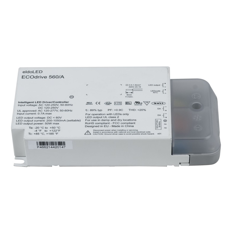 ECOdrive 561/A    AC    50 W Constant Current eldoLED ECO560A DALI 1 uscita