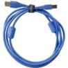 U95001LB  ULTIMATE AUDIO CABLE USB 2.0 AB BLUE STRAIGHT 1M