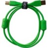 U95001GR  ULTIMATE AUDIO CABLE USB 2.0 AB GREEN STRAIGHT  1M