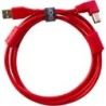 U95004RD  ULTIMATE AUDIO CABLE USB 2.0 AB RED ANGLED 1M