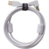 U95004WH  ULTIMATE AUDIO CABLE USB 2.0 AB WHITE ANGLED 1M