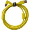 U95005YL  ULTIMATE AUDIO CABLE USB 2.0 AB YELLOW ANGLED 2M