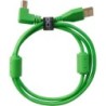 U95005GR  ULTIMATE AUDIO CABLE USB 2.0 AB GREEN ANGLED 2M