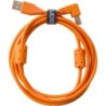 U95006OR  ULTIMATE AUDIO CABLE USB 2.0 AB ORANGE ANGLED 3M