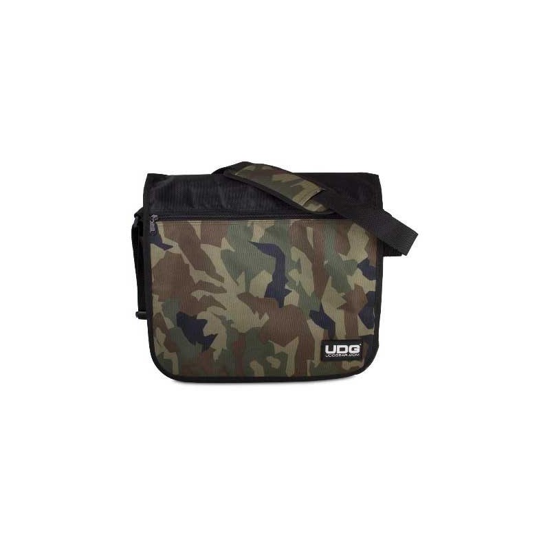 U9450BC/OR  ULTIMATE COURIERBAG BLACK CAMO, ORANGE INSIDE