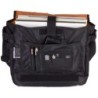 U9450BL/OR  ULTIMATE COURIERBAG  BLACK, ORANGE INSIDE