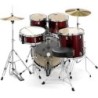 TND5254TCDR TORNADO STANDARD FULL 5 PEZZI BURGUNDY RED