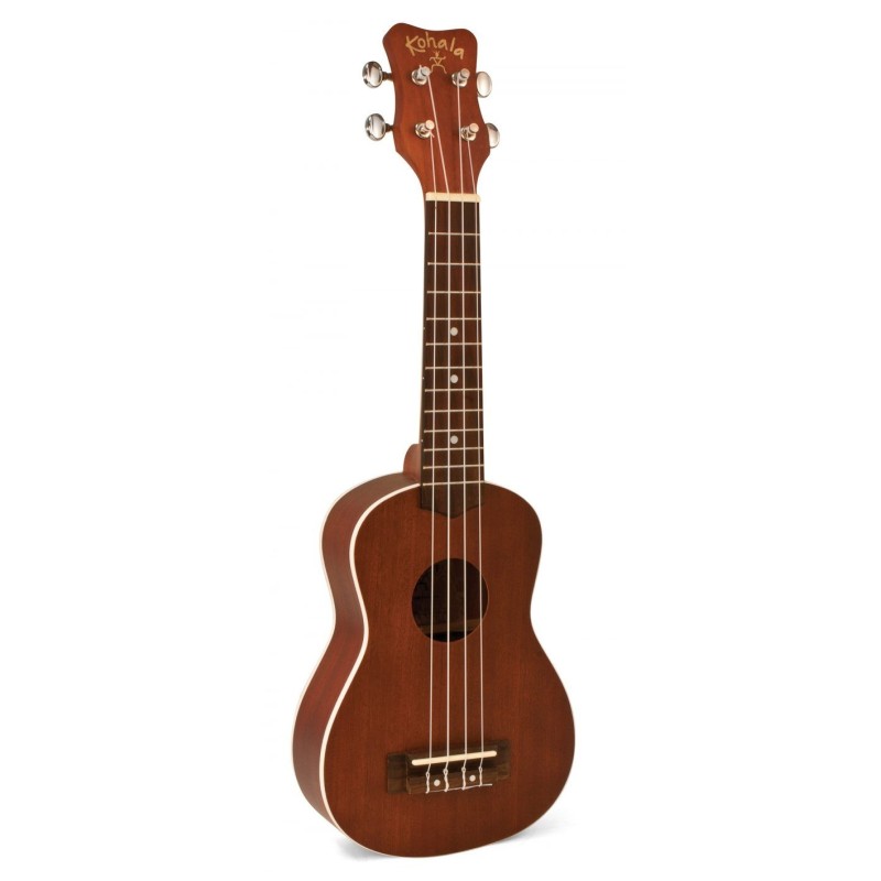 AKS UKULELE SOPRANO IN MOGANO CON BINDING.