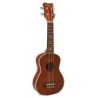 AKS UKULELE SOPRANO IN MOGANO CON BINDING.