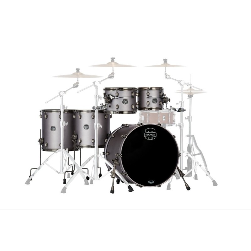 SE628XBBPG SATURN EVOLUTION BIRCH WORKHORSE 5 PEZZI GUN METAL GREY