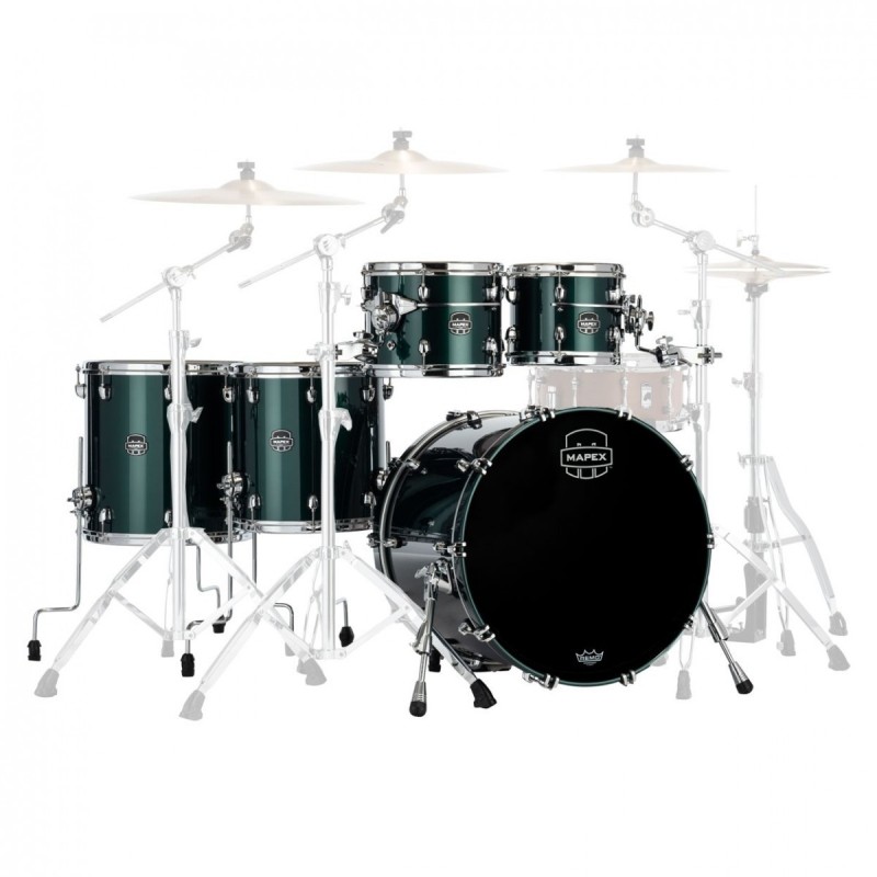 SE628XMPQ SATURN EVOLUTION MAPLE WORKHORSE 5 PEZZI BRUNSWICK GREEN