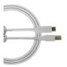 U96001WH  ULTIMATE AUDIO CABLE USB 2.0 CB WHITE STRAIGHT 1,5M