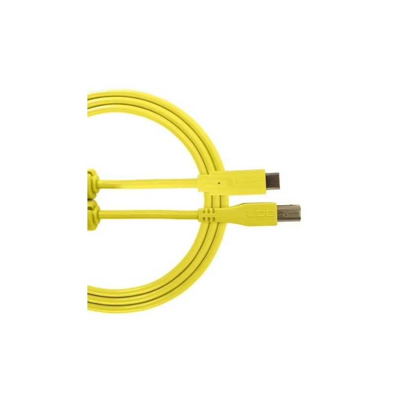 U96001YL  ULTIMATE AUDIO CABLE USB 2.0 CB YELLOW STRAIGHT 1 ,5M