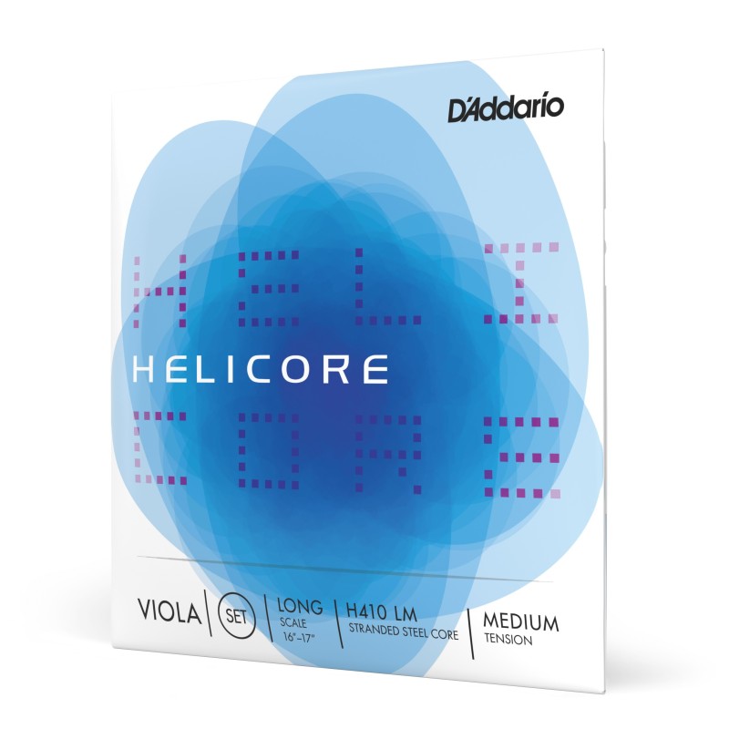 H410 LM SET DI CORDE D'ADDARIO HELICORE PER VIOLA, LONG SCALE, TENSIONE MEDIA