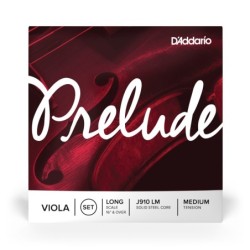 J910 LM SET DI CORDE D'ADDARIO PRELUDE PER VIOLA, LONG SCALE, TENSIONE MEDIA