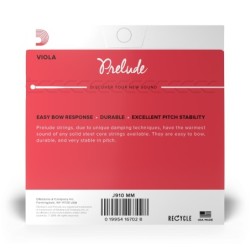 J910 MM SET DI CORDE D'ADDARIO PRELUDE PER VIOLA, MEDIUM SCALE, TENSIONE MEDIA