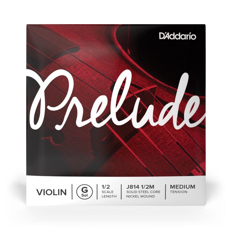 J814 1/2M CORDA SINGOLA SOL D'ADDARIO PRELUDE PER VIOLINO, SCALA 1/2, TENSIONE MEDIA