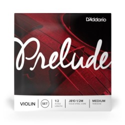 J810 1/2M SET DI CORDE D'ADDARIO PRELUDE PER VIOLINO, SCALA 1/2, TENSIONE MEDIA