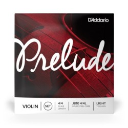 J810 4/4L SET DI CORDE D'ADDARIO PRELUDE PER VIOLINO, SCALA 4/4, TENSIONE BASSA