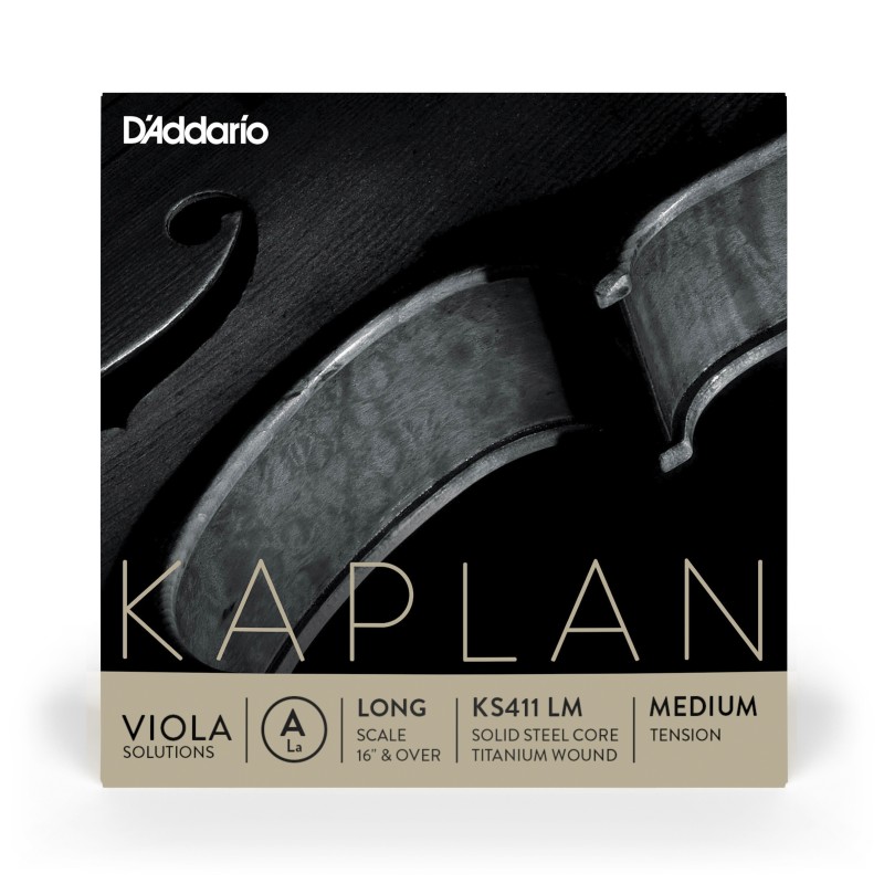 KS411 LM CORDA SINGOLA LA D'ADDARIO KAPLAN SOLUTIONS PER VIOLA, LONG SCALE, TENSIONE MEDIA