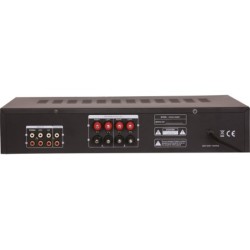 AMPLIFICATORE STEREO con SINTONIZZATORE, USB, BT, RC MAD1400BK -NERO