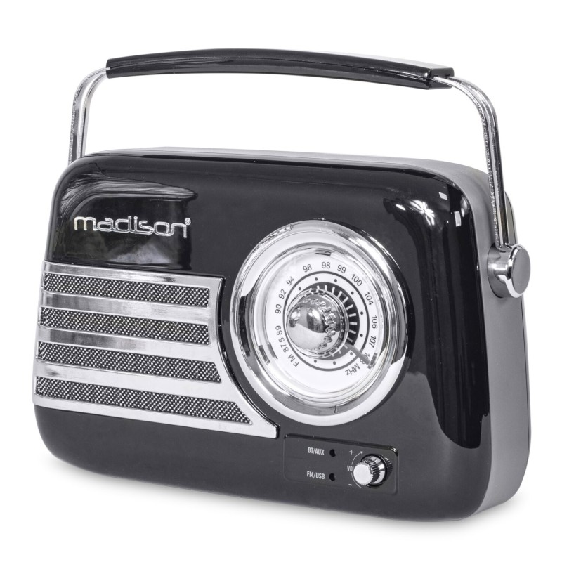 MADISON-RETRORADIO BT/USB/FM - NERO