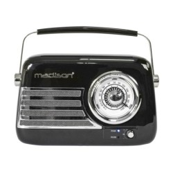 MADISON-RETRORADIO BT/USB/FM - NERO