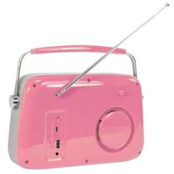 MADISON-RETRORADIO BT/USB/FM - ROSA