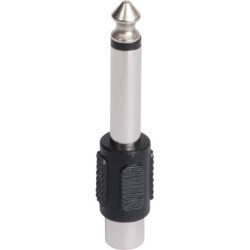 ADATTATORE RCA F/JACK 6,35 MASCHIO MONO