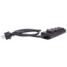 AFX - MULTIPRESA IP44 A 4 VIE, CAVO 1,5M, 3G2,5MM², PRESA FRANCESE