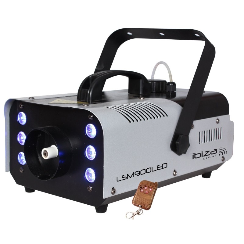 MACCHINA DEL FUMO DA 900W + LED 6x3W 3-EN-1 con DMX (LSM900LED)