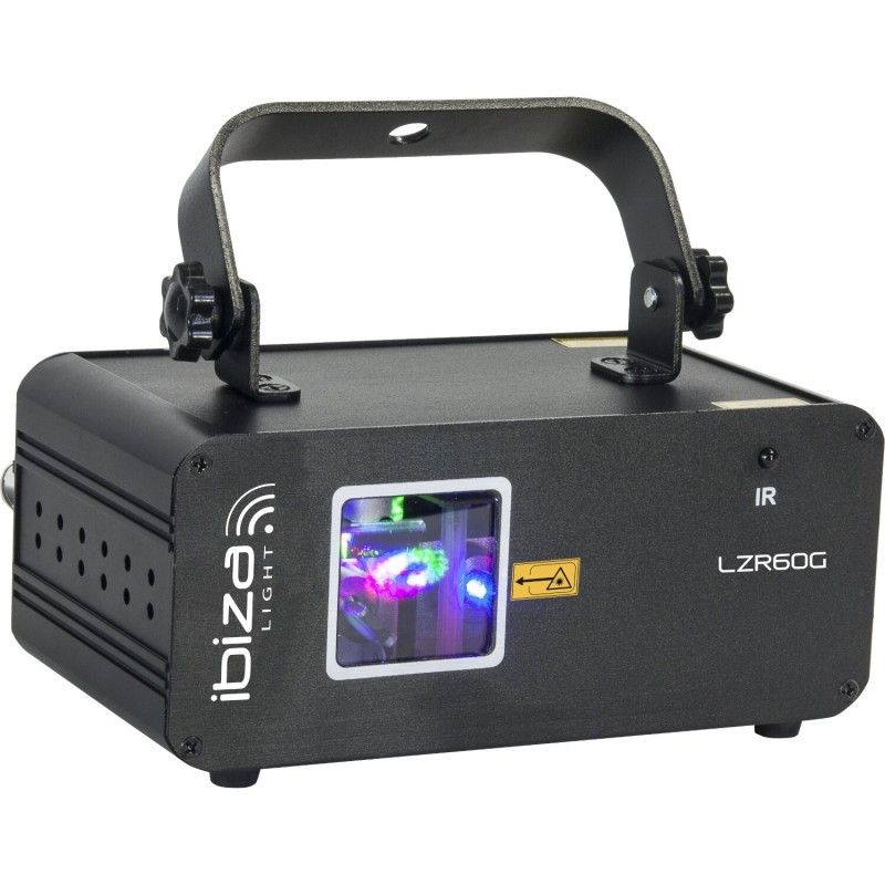 EFFETTO LASER VERDE DA 60 MW CON DMX / IRC