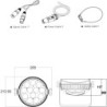 PAR 12x12w LED RGBw CERCHIO CONTROLLABILE SINGOLARMENTE