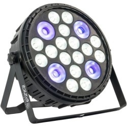 16x RGBW + 4x LED UV PAR 8CH DMX + RC