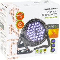 LED PAR SOTTILE 36x3W UV