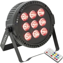 LED PAR SOTTILE 9x6W RGBW