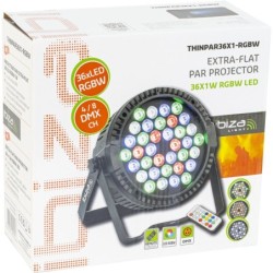 Pinna LED PAR 36X1W RGBW