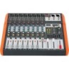 MIXER A 8 CANALI USB/BT, +48V, 1xAUX, 1xEFFECT, 7-EQ