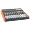 MIXER A 8 CANALI USB/BT, +48V, 1xAUX, 1xEFFECT, 7-EQ